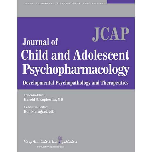 JCAP, Journal of Child and Adolescent Psychopharmacology, Developmental Psychopathology and Therapeutics.